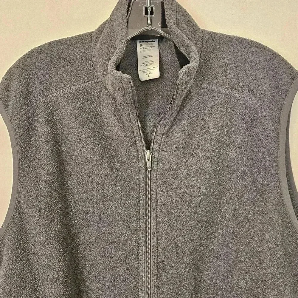 Patagonia Synchilla Full Zip Vest Size Large EUC
